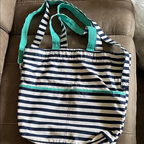 Thirty one metro bag Blue and white , new W/o tags - Picture 1 of 4